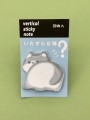 Блок стикер для записей "Cat tail", blue