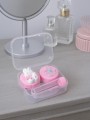 Контейнер для линз "Milota friends", pink