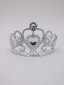 Праздничная корона "Heart of a princess", silver (9*12,5 см)