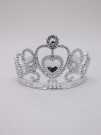 Праздничная корона "Heart of a princess", silver (9*12,5 см)