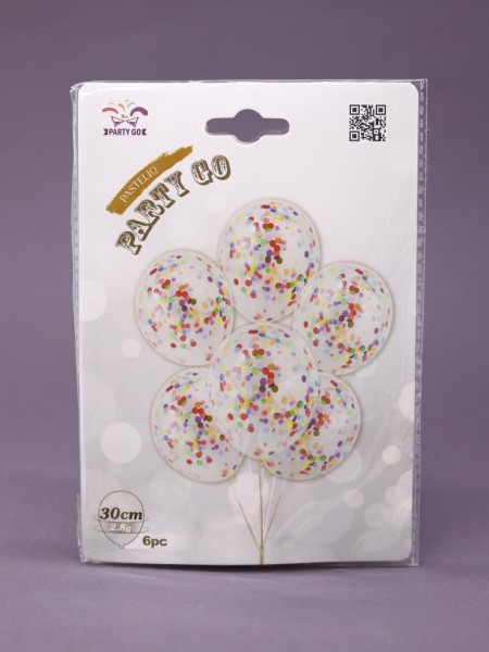 Набор воздушных шаров 6 шт. "Air delight", multicoloured (30 см) 