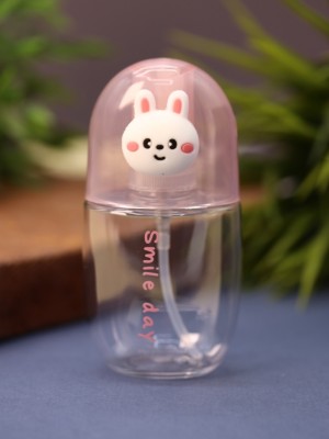 Дорожная бутылочка "Smile bunny day", pink (60 ml)