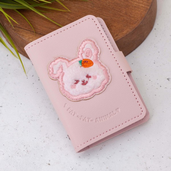 Визитница "Cute hare", pink 