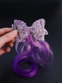Заколка "Beautiful curl", purple (8.5*5.5 см, L=30 см)