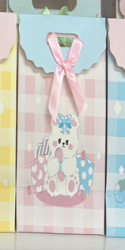 Пакет подарочный (XS) "Nice bear", pink (16.5*12.5*6)