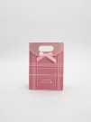 Пакет подарочный (XS) "Simple plaid", brown (12x6x16)