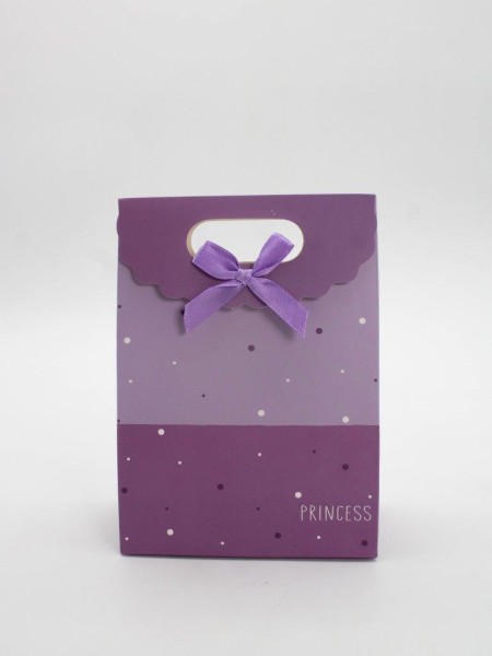 Пакет подарочный (XS) "Small dots", purple (12x6x16) 