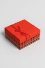 Подарочная коробка «Black and red cell», 14*14*6.5
