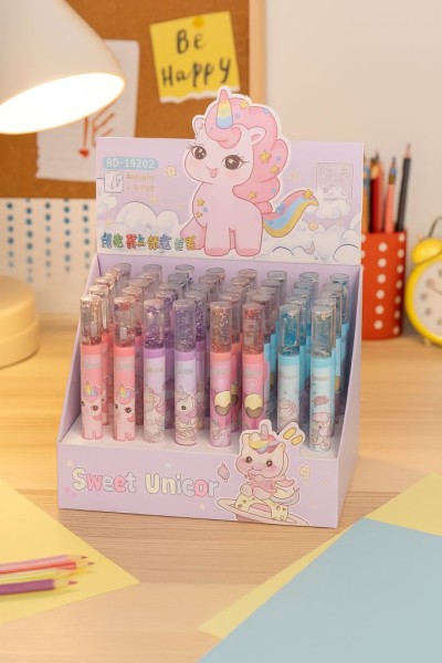 Ластик выдвижной "Sweet unicorn", mix 
