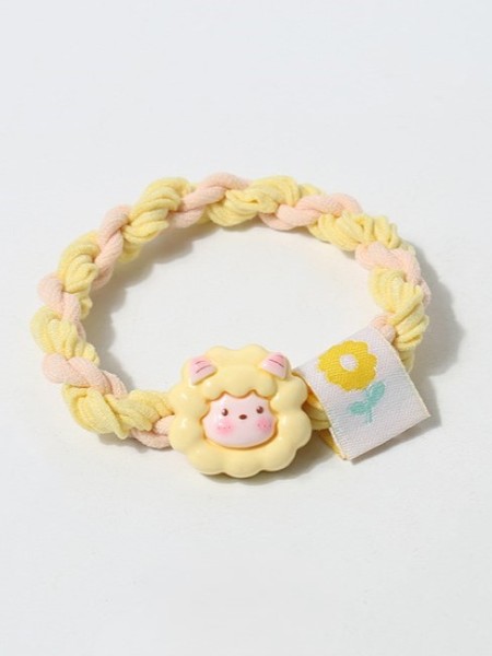 Резинка для волос GIRLY "Dear sheep", yellow 
