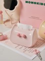 Салфетница «Glossy bow», pink (21*12,5*12,5 см)