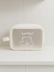 Косметичка "Lucky bear", white (18х25х11 см)