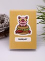 Блокнот А7 "Cool pig with glasses"