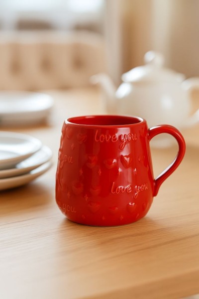 Кружка керамическая «Love you», 538 ml 
