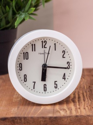 Часы-будильник "Honey time", white (10х10 см)