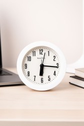 Часы-будильник "Honey time", white (10х10 см)
