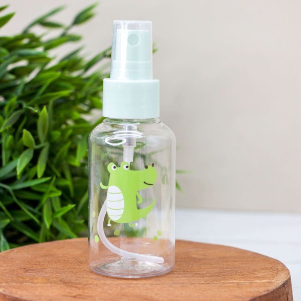 Дорожная бутылочка "Big crocodile", green (75 ml) 