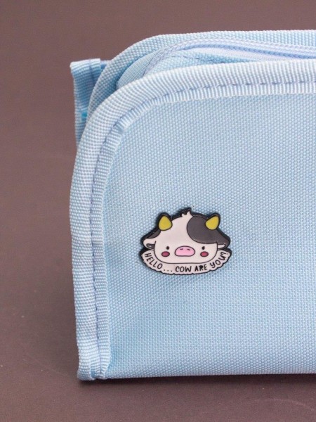 Значок металлический iLikeGift "Hello, cow are you!" 