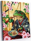 Картина по номерам 40*50 "Госпожа лягушка" (23 цвета)