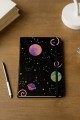 Блокнот (А5) "Universe swirl", black (14.5*21)
