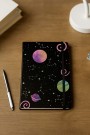 Блокнот (А5) "Universe swirl", black (14.5*21)