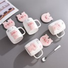 Кружка керамическая "Happy pig", mix