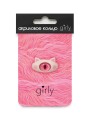 Кольцо акриловое GIRLY "Pink cat", pink (d=1,7 см)