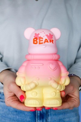 Копилка «Cosmo bear», pink (20,5 см), пластик