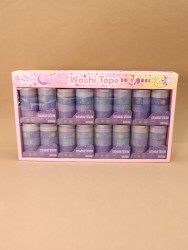 Набор декоративного скотча 10 шт. "Night magic", blue, шоу-бокс 8 шт.