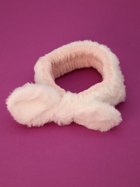 Повязка на голову "Bow pink" 