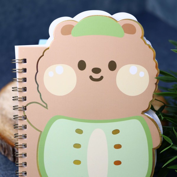 Блокнот (B6) «Kiwi bear», (18*13), 120 стр. 