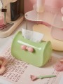 Салфетница «Glossy bow», green (21*12,5*12,5 см)