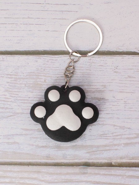Брелок «Paw», black 