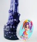 Слайм "Стекло WOW", с шариками, фиолетовый (150гр)
