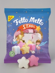 Жевательный зефир (Marshmallows) "FELLO MELLO" STARS, 85 гр