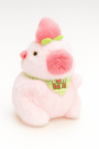Плюшевый брелок "Peach capybara", pink