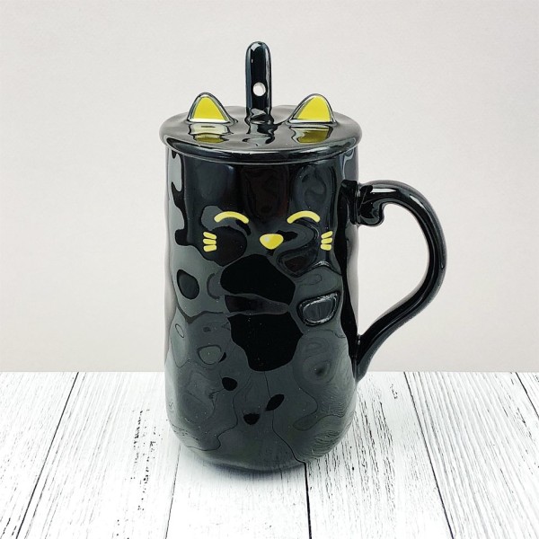 Кружка "Cat", black (420ml) 
