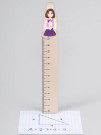 Линейка ECO из дерева Аниме «Love bunny girl»