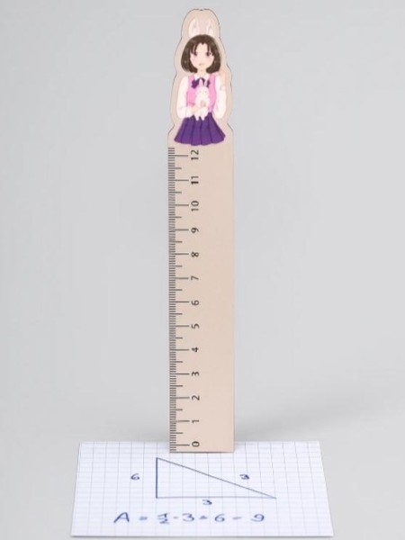 Линейка ECO из дерева Аниме «Love bunny girl» 