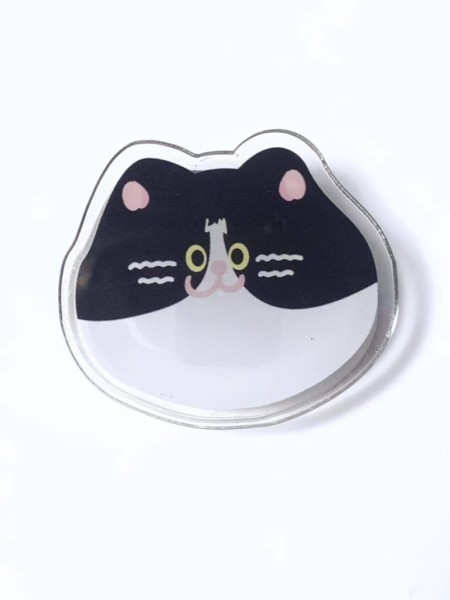 Попсокет "Black-white Cat" 