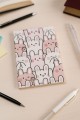 Блокнот (А5) "Many rabbit", pink (14.5*21)