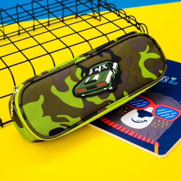 Пенал "Military car", green 
