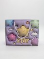 Пакет подарочный (M) "3D drawings", purple (24.5*19.5*10)