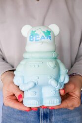 Копилка «Cosmo bear», green (20,5 см), пластик