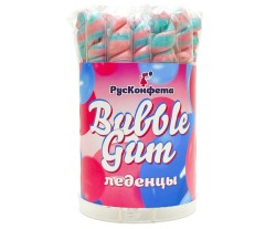 Леденцы-спирали "Bubble Gum" (в тубусе - 25 шт.)