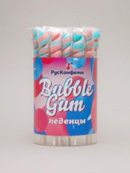 Леденцы-спирали "Bubble Gum" (в тубусе - 25 шт.)