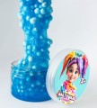 Слайм "Стекло WOW", с шариками, голубой (150гр)