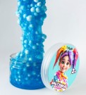 Слайм "Стекло WOW", с шариками, голубой (150гр)