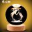 Ночник 3D iLikeGift «Dolphins» (6 см)
