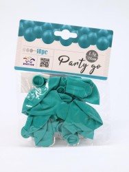 Набор воздушных шаров 10 шт. "Timeless", tiffany blue (25 см)